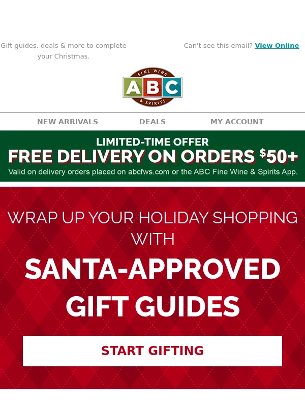 ABC Fine Wine & Spirits - Still Shopping? Gift Solutions Inside!