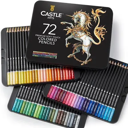 Castle Art Supplies 72 Colored Pencils Set