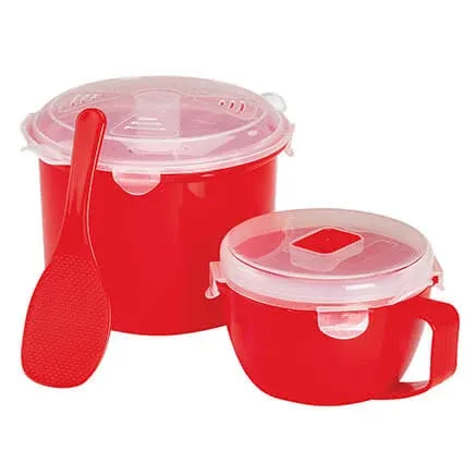 Chef's Pride Microwave Rice Cooker with Handled Bowl