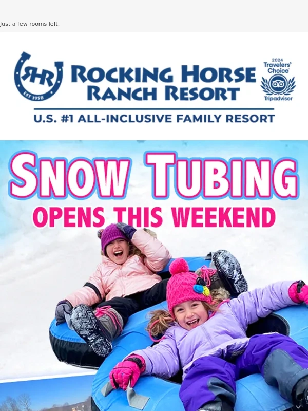 Rocking Horse Ranch - Snow Tubing OPENS THIS WEEKEND!