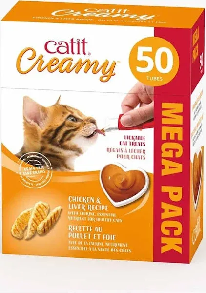 Catit Creamy Lickable Cat Treat