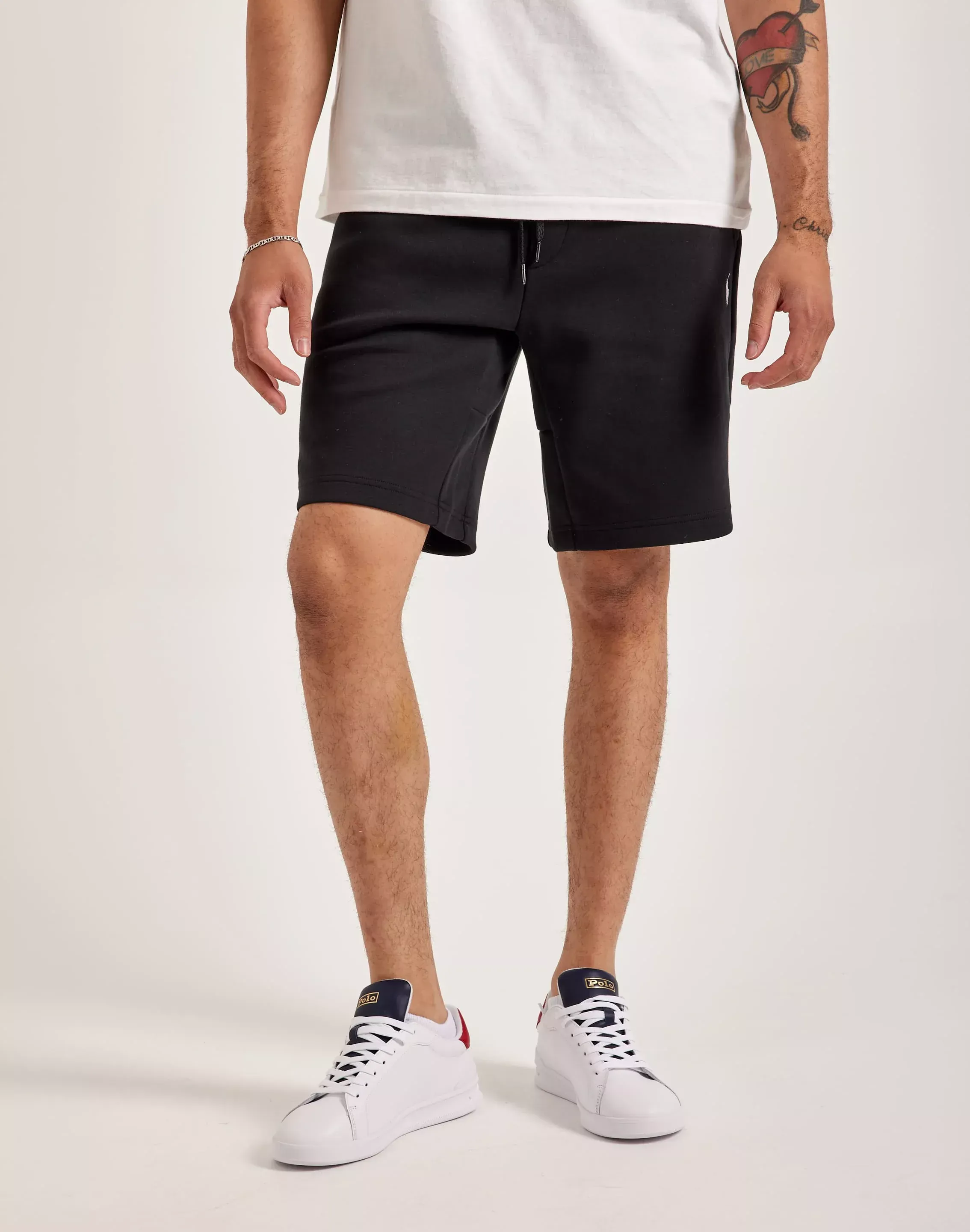 Polo Ralph Lauren Double-Knit Shorts  - Black - Size: 2XLG