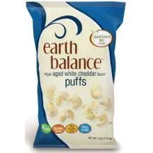 Earth Balance Vegan Aged White Cheddar Puffs