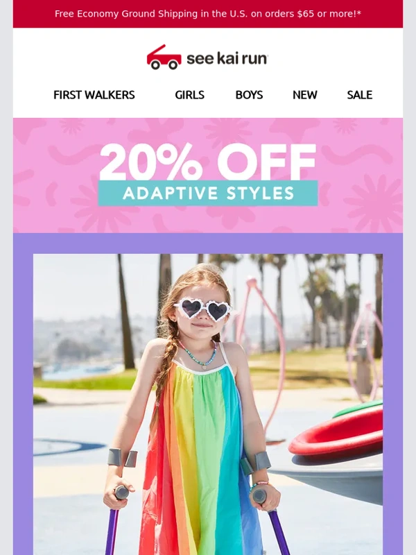 See Kai Run - Today Only: Save on Adaptive Shoes Built for All-Day Play