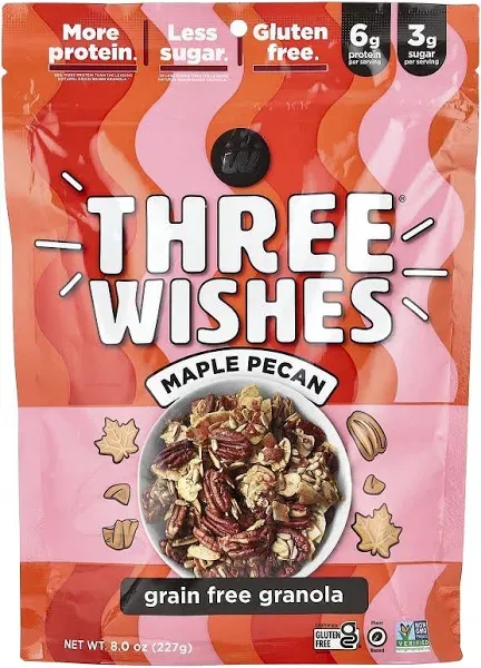 Three Wishes Maple Pecan Grain Free Granola