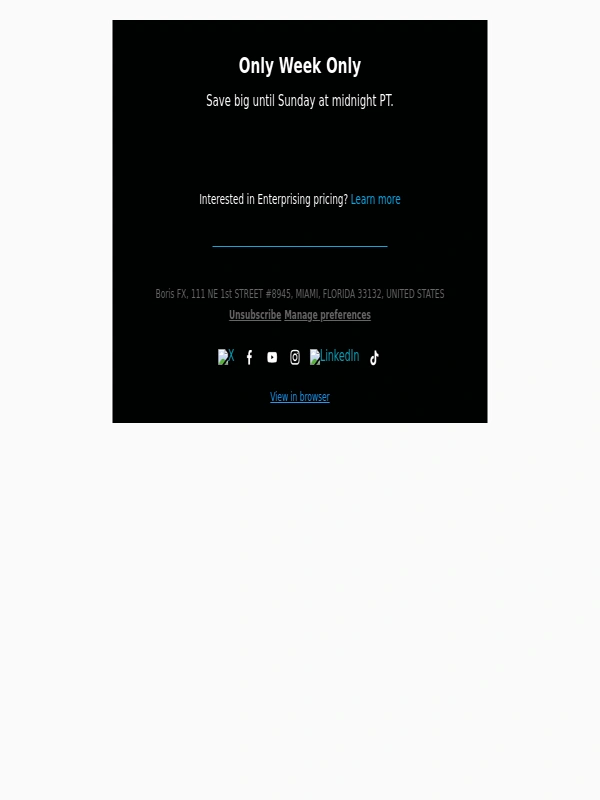 Boris FX - ? Reel Savings Start Now: 25% Off Boris FX