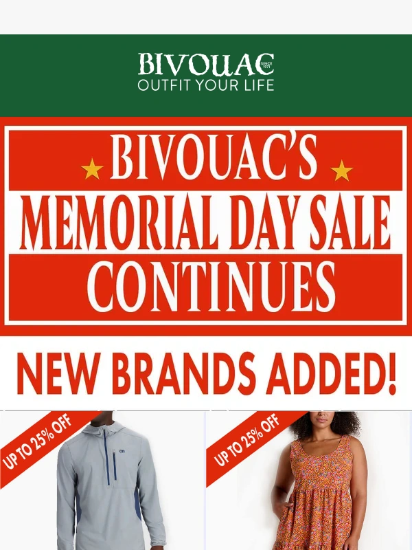Bivouac Ann Arbor - Wait—Even More Memorial Day Sales Are Here! ?