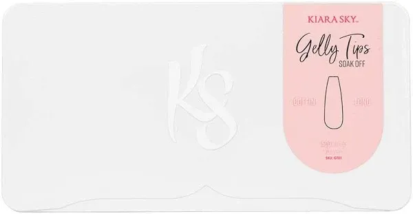 Kiara Sky Gelly Tips Long Coffin Nail Extensions