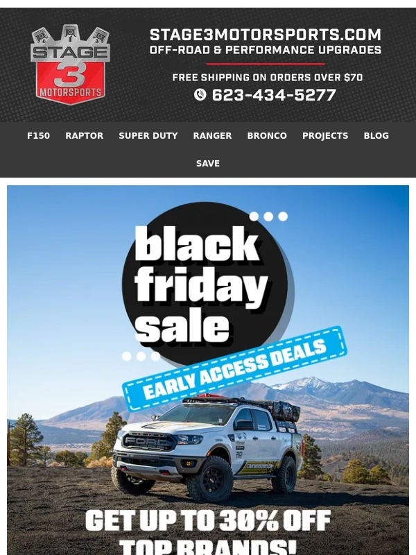 Stage 3 Motorsports - Early Deal Drop ? Save Up To 30% Now!