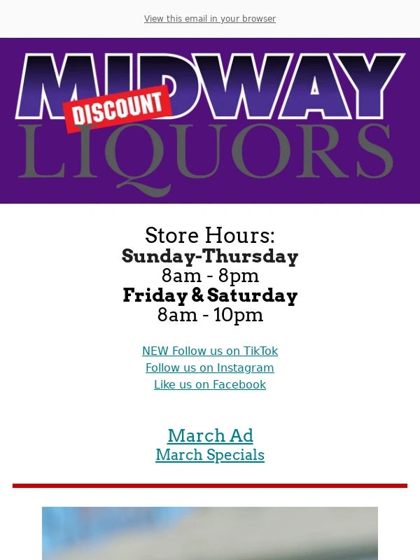 Midway - $10 Wheated Bourbon and Reposado Tequila