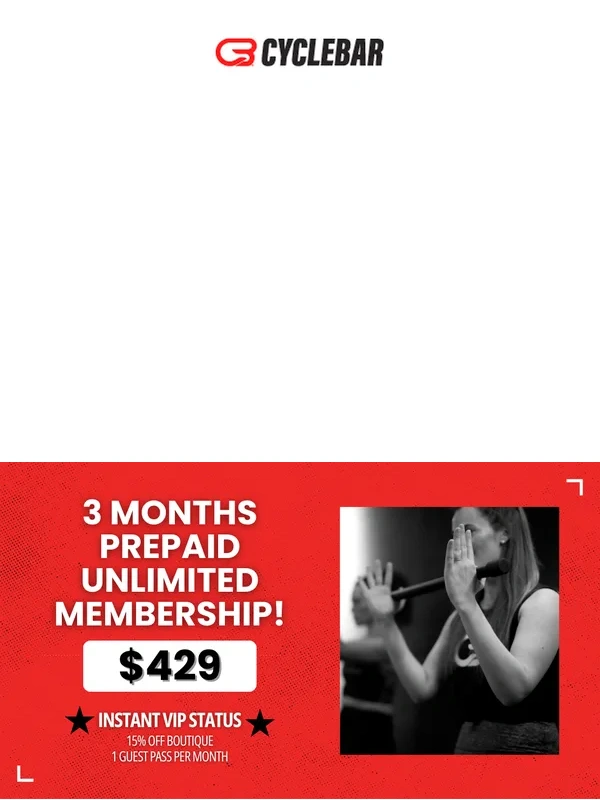 CycleBar - Time to Treat Yourself ? Happy Holidays From Our Family to Yours!