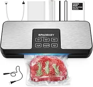SPACEKEY Vacuum Sealer Machine 85Kpa Food Sealer