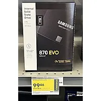 Samsung 870 EVO 2TB 2.5" SATA $99.46 (in person  Staples)