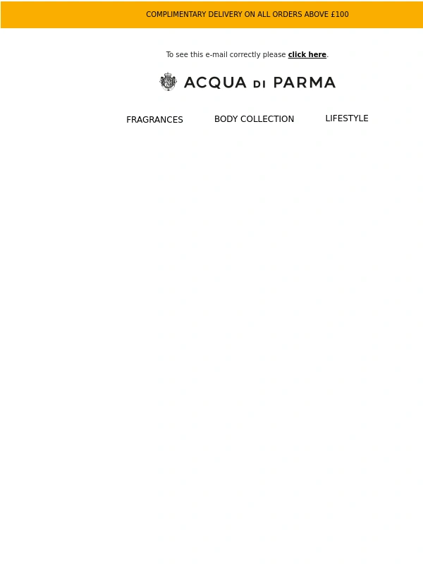 Acqua di Parma - Andiamo Car Diffuser