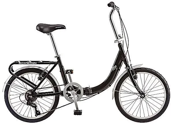 Schwinn Loop Adult Folding Bike 20-inch 7-Speed Drivetrain