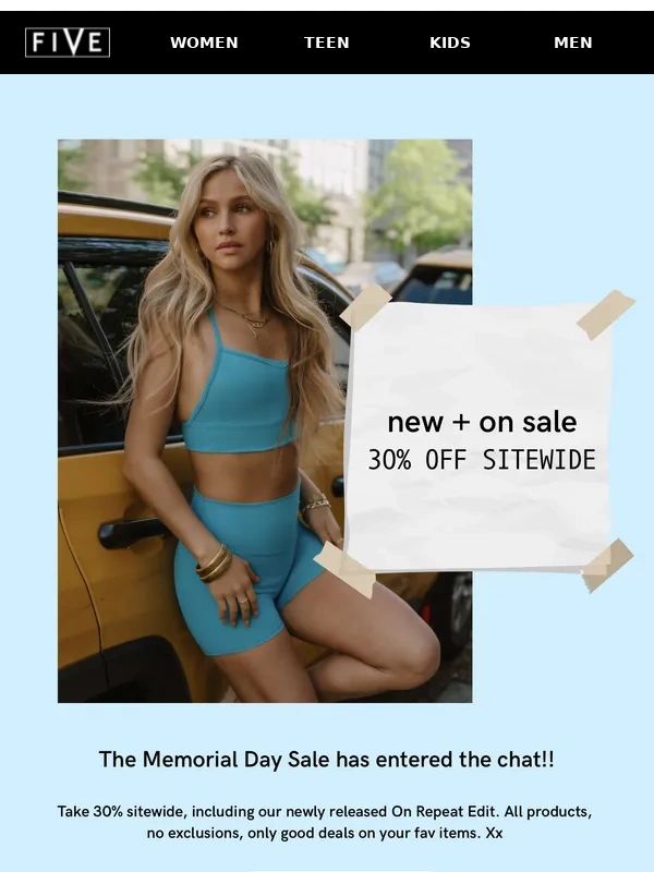 Five Dancewear - NEW DROPS. 30% OFF SITEWIDE. ✨