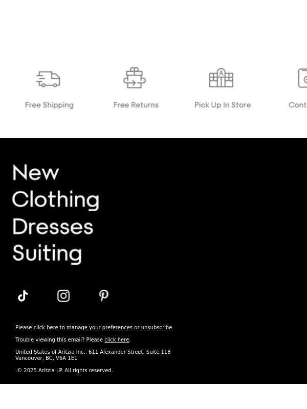Aritzia - New summer Contour wants to go out