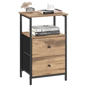 24" 2-Drawer Side Table