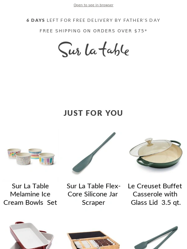 Sur La Table - ⏰ Ending Soon: Friends & Family Event