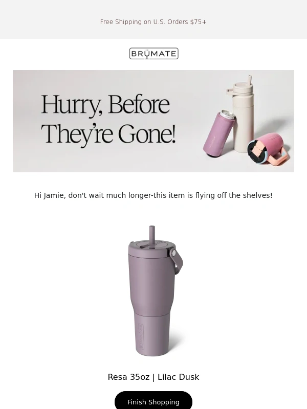 Brumate - Still want us to hold your BrüMate order,Jamie ?