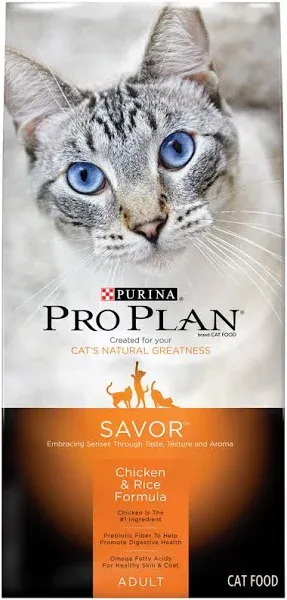 Purina Pro Plan Adult Chicken & Rice Formula Dry Cat Food