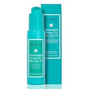 Naturium - Niacinamide Face Serum 12% Plus Zinc 2%, 1 oz, Anti-Aging, Pore Minimizer & Dark Spot Corrector