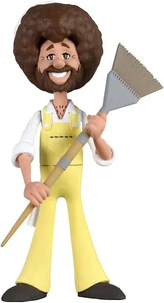 Bob Ross Bob in Overalls Toony Classic Action Figure