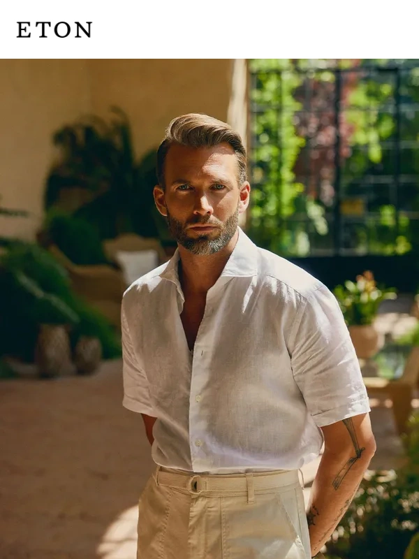 Eton Shirts - The Short-Sleeved Linen Shirt