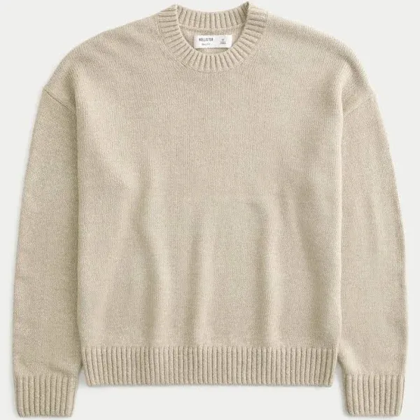 Hollister Men's Boxy Airspun Knit Sweater
