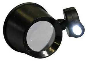 Maximize Black Jeweler's Loupe with LED Light