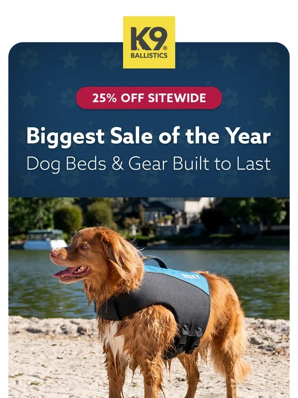 K9 Ballistics - Unleash 25% Off Dog Beds & Gear Built to Last!