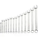PITTSBURGH V-Groove Metric Combination Wrench Set, 14 Piece