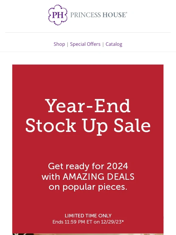 Princess House - Our year-end STOCK UP SALE starts NOW