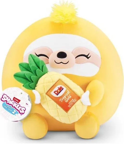 Snackles Sloth and Dole Pineapple Plush