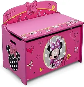 Delta Children Disney Minnie Mouse Wood Toy Box