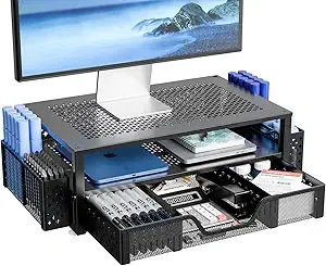 Simple Trending 2 Tier Metal Monitor Stand