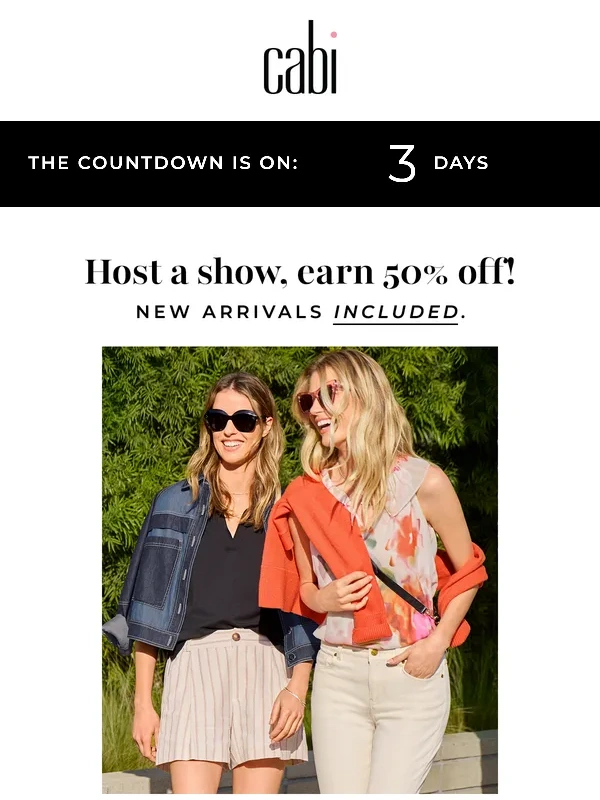 cabi - The countdown is ON!