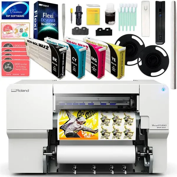 Roland BN2-20A Desktop 20" Eco-Solvent Printer & Cutter w