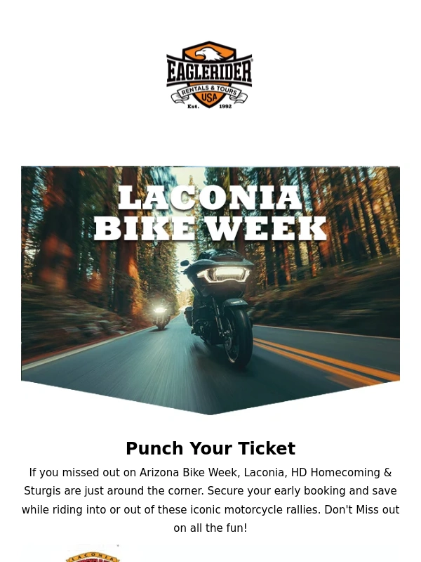 EagleRider - Secure Your Ride to These Iconic Motorcycle Rallies