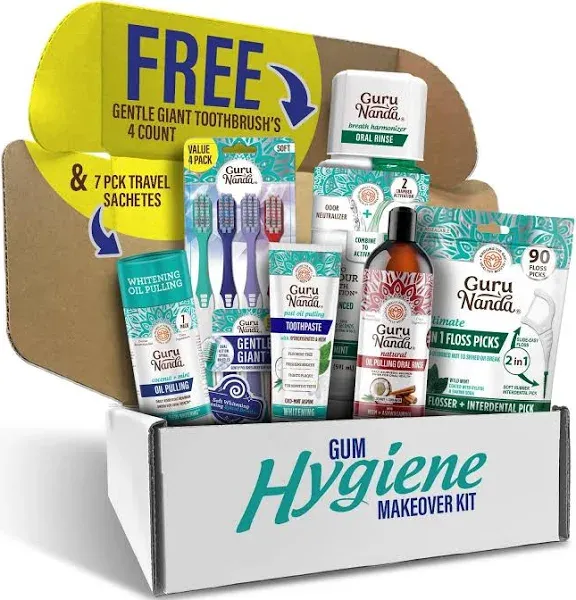 GuruNanda Gum Hygiene Makeover Kit