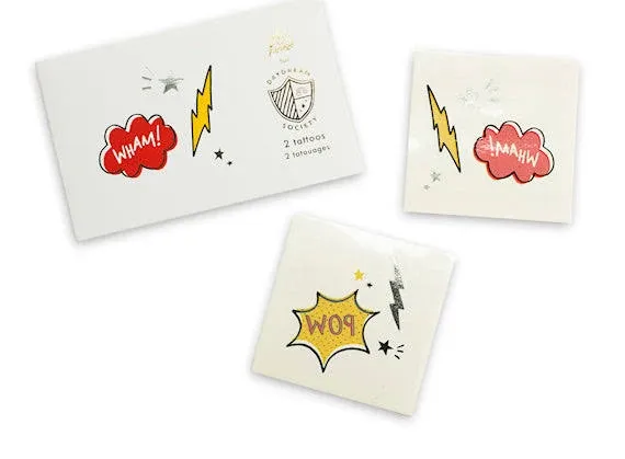 Daydream Society Superhero Temporary Tattoos