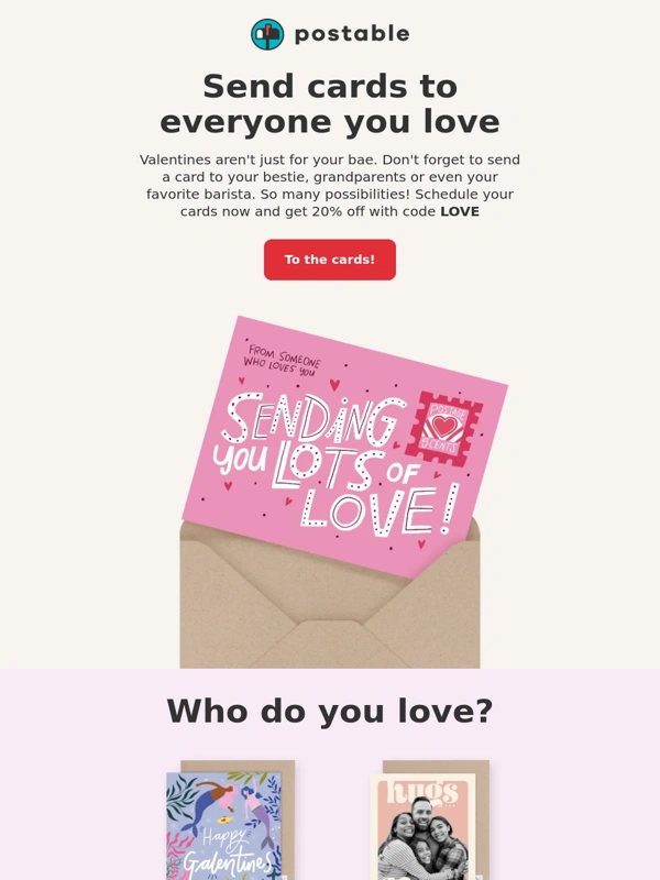 Postable - Who do you love? ?