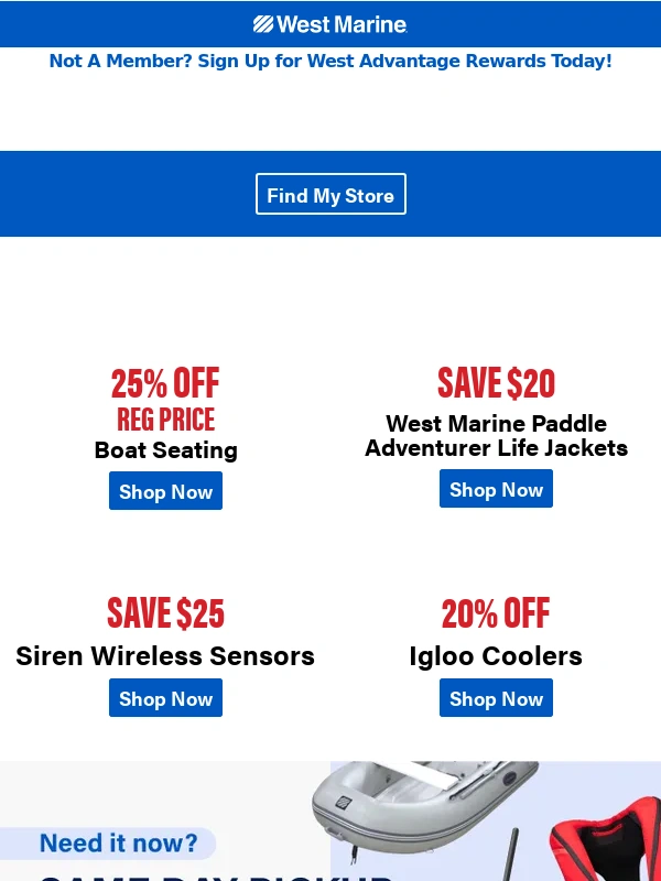 West Marine - Top Deals Of The Week Are In!