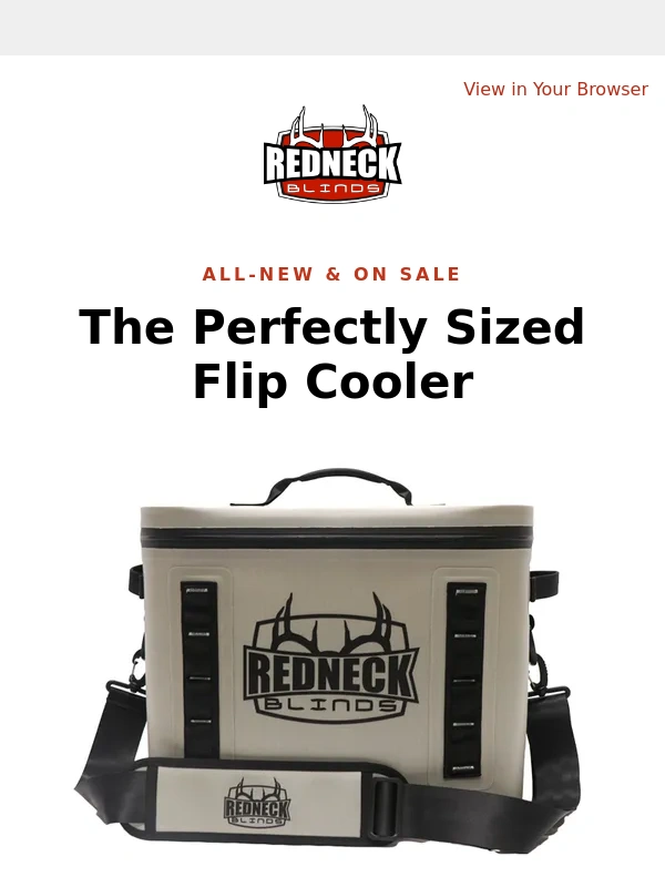 Redneck Blinds - All-New Soft Side 18 Qt Flip Cooler