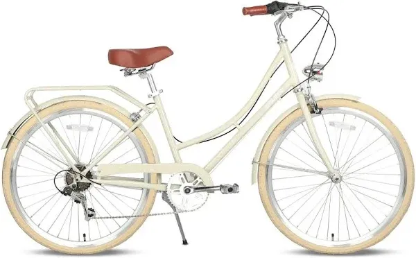 Glerc 26" 6 Speed Hybrid Cruiser Tires Bike-Astrid