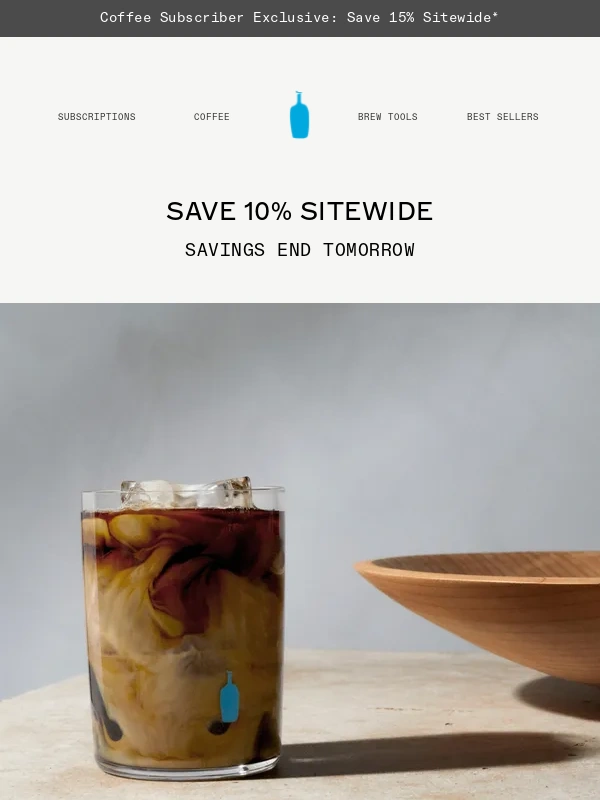 Blue Bottle Coffee - LAST CALL: 10% Off Sitewide
