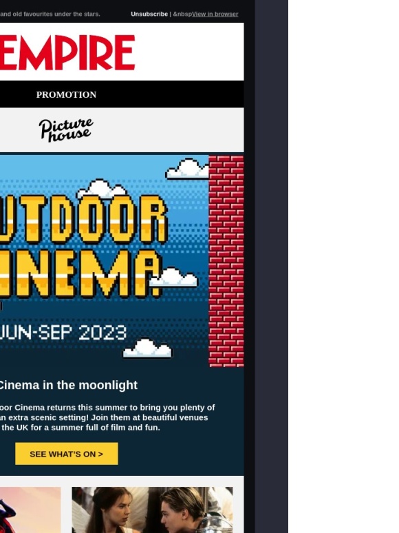 Picturehouse - Picturehouse Outdoor Cinema is back