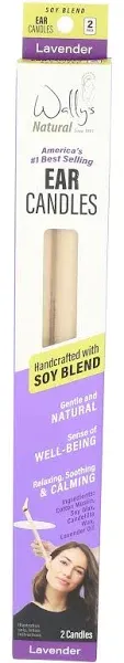 Wally's Natural Lavender Soy Ear Candles