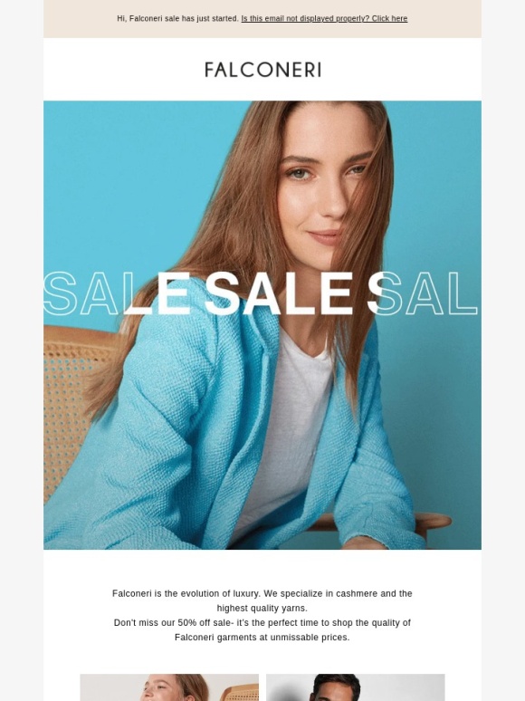 Falconeri - Falconeri Sale is Here | Shop 50% Off SS23 Styles