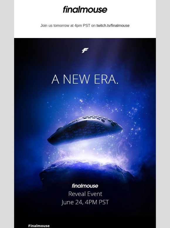 Finalmouse - A New Era. Tomorrow